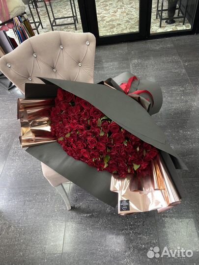 Букет роз 201 101 51 Доставка Розы Красная роза