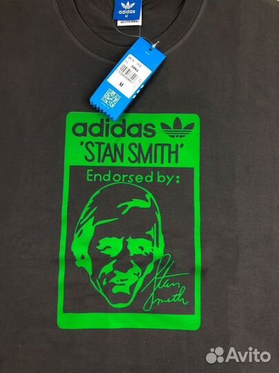 Футболка Adidas Stan Smith Дымчатая