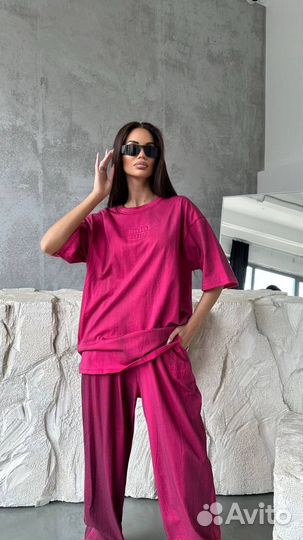 Крутая футболка MIU MIU, 2 цвета