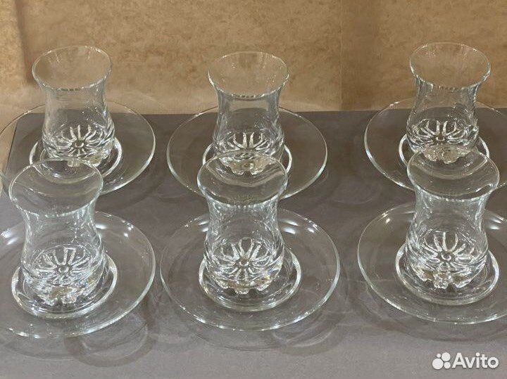 Чайная посуда для турецкого чая. Новый Pasabahce