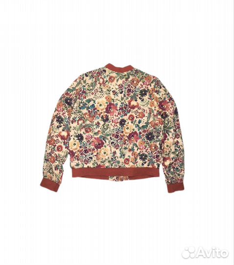 Бомбер NAF NAF viscose bomber Floral print