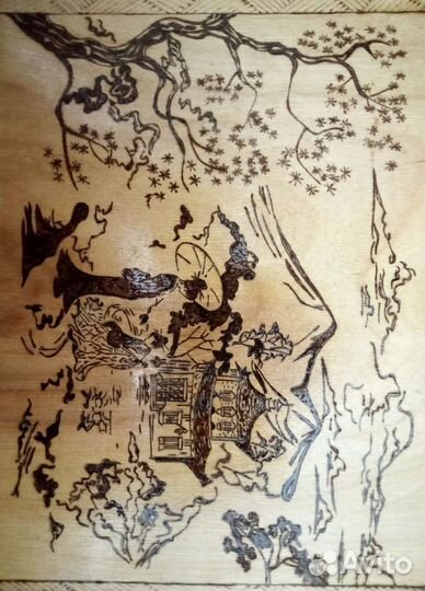 Картина выжигание