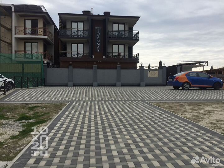 Тротуарная плитка, брусчатка, бордюры под ключ