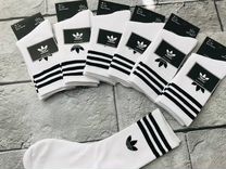 Носки adidas высокие белые