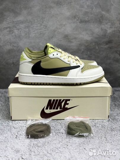 Кроссовки Nike Air Jordan 1 Low Travis Scott Golf