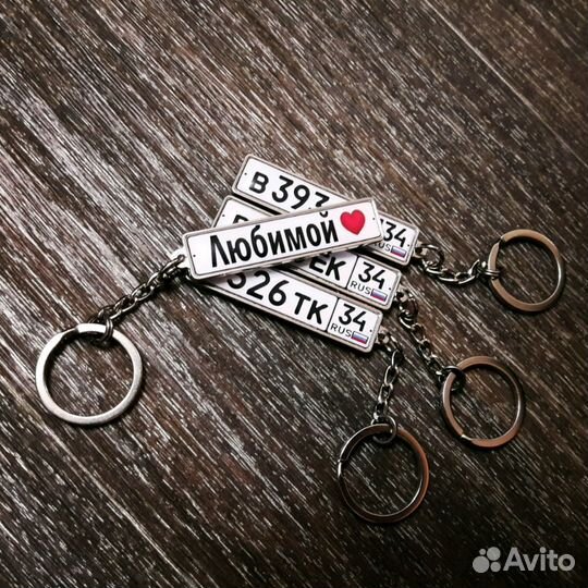 Брелок гос. номер авто