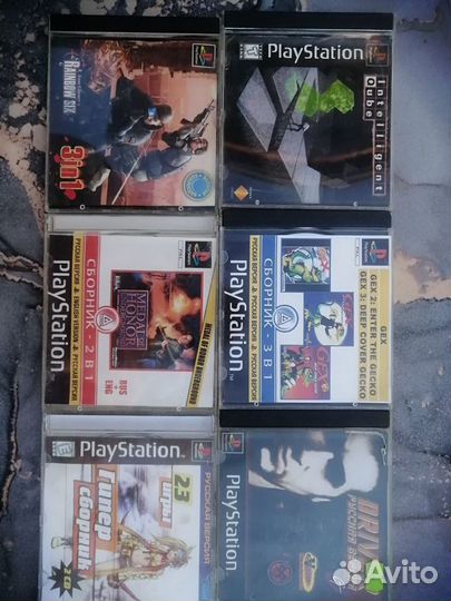 Sony playstation 1 ps1 игры диски