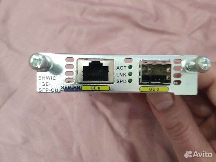 Модуль Cisco ehwic-1ge-sfp-cu