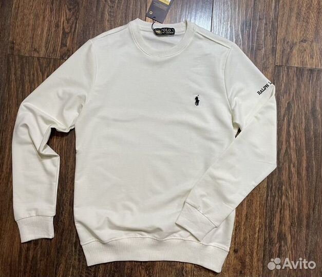 Polo ralph lauren свитшот белый