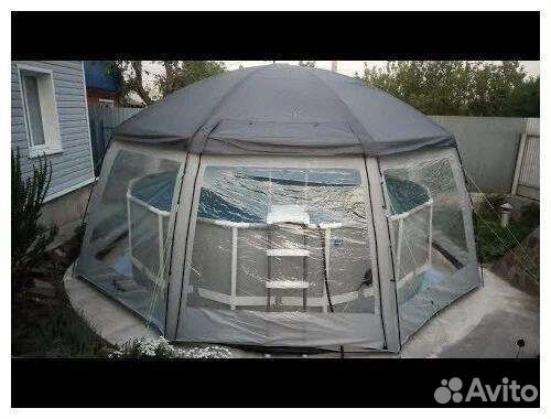 Круглый купол для бассейна