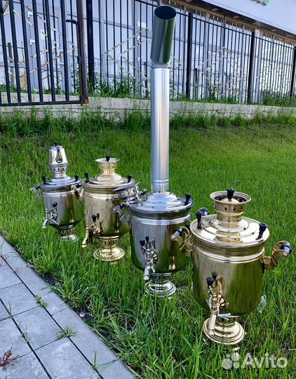 Самовар СССР на дровах Тульский