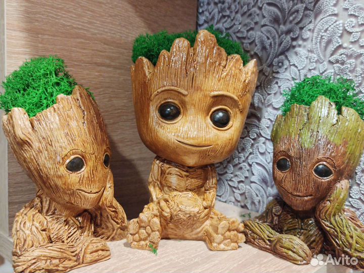 Органайзер, кашпо из гипса