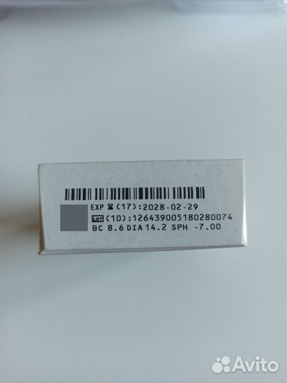 Линзы контактные