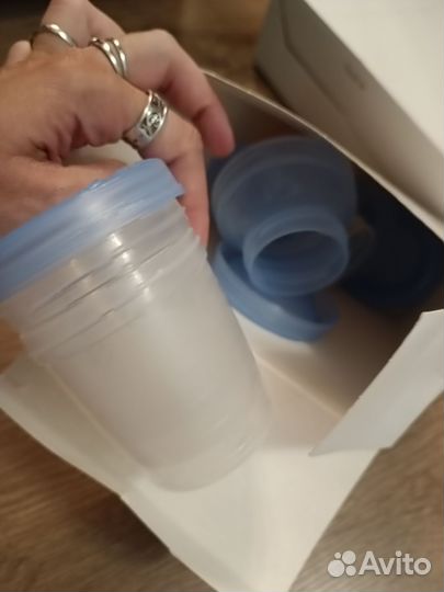 Молокоотсос avent электрический + накладки