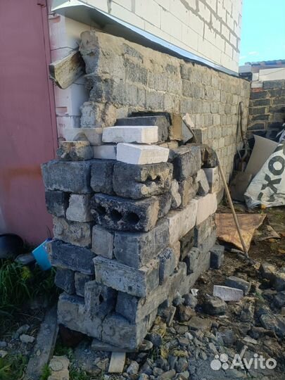 Шлакоблок бу бесплатно