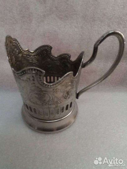 Подстаканник пальма СССР с родным стаканом