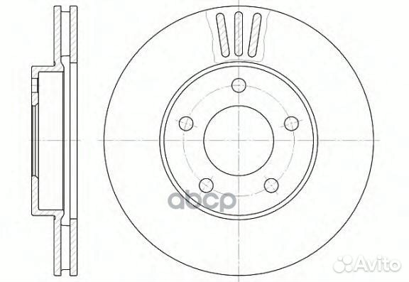 61020.10 диск тормозной передний Ford Maverick