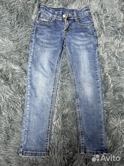 Джинсы для девочки 110
