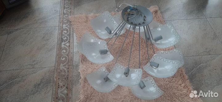 Люстра потолочная подвесная бу