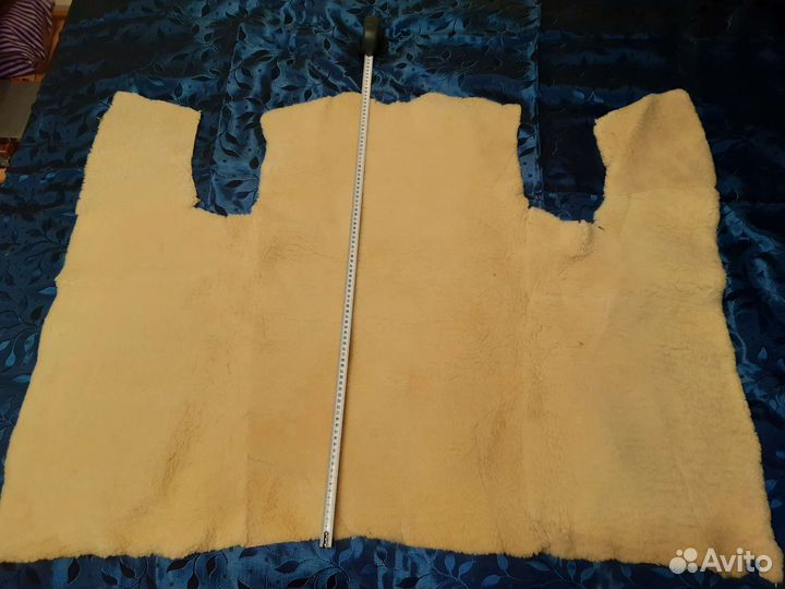 Натуральная овчина заготовка жилета