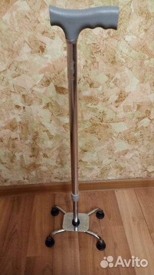 Трость 4-х опорная