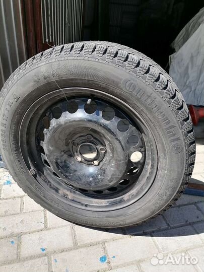 Колеса зимние 4 шт 235/55/r 17 continental шипы
