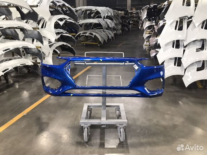 Бампер передний Hyundai Solaris 2017-2020