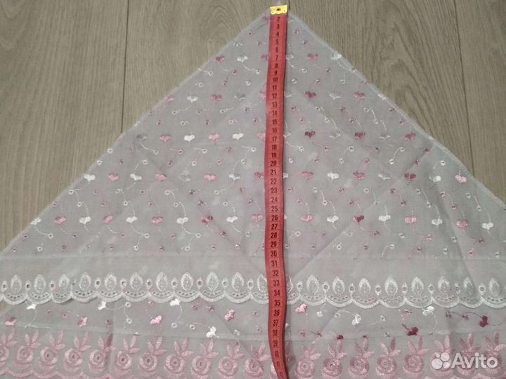 Косынка для девочки кружевная