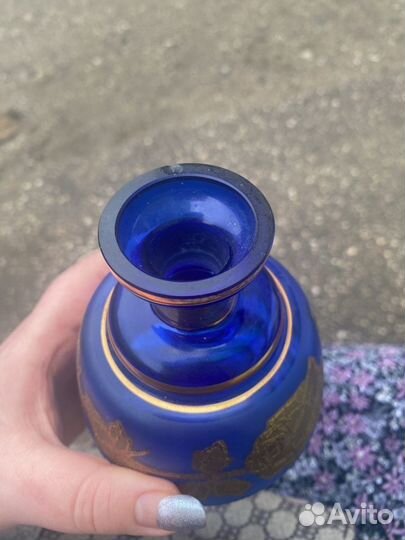 Графин с рюмками богемия