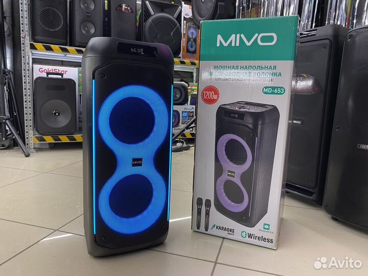 Колонка mivo беспроводная 1200 вт