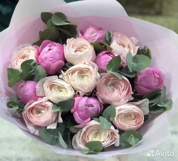 Цветы букеты доставка розы пионы тюльпаны