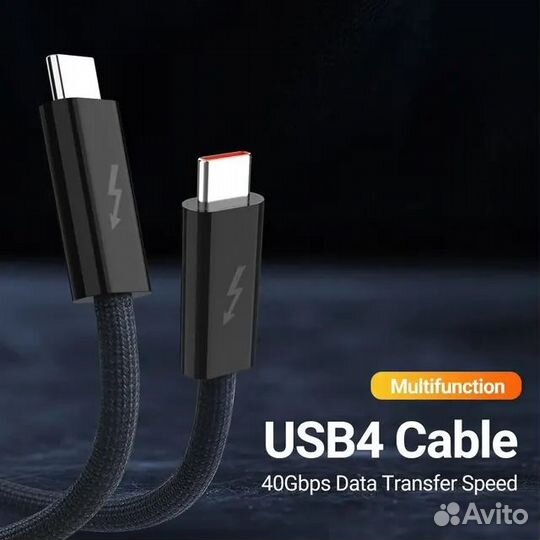 Кабель USB 4.0 / Thunderbolt 4 1,8 метра