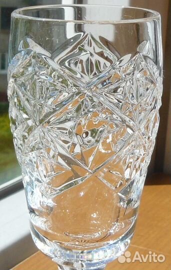 Рюмки хрустальные Воровского, Гхз винтаж