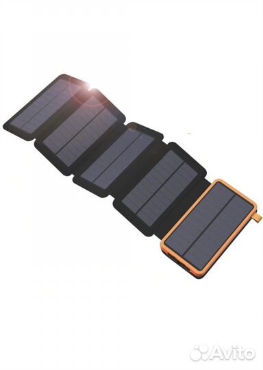 Внешний аккумулятор на солнечной батарее 20000 мАч