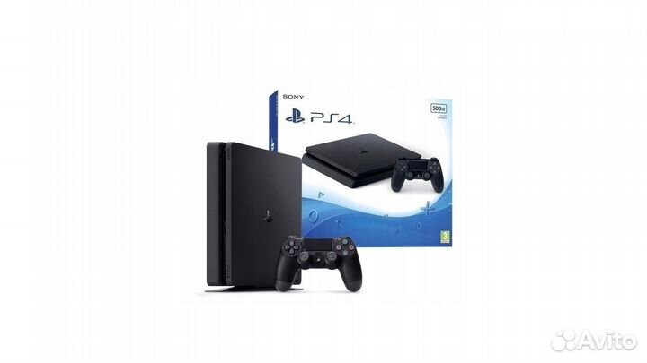 PS4 Slim Гарантия 1 Год + 400 Игр