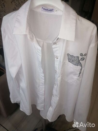 Рубашка для девочки 134