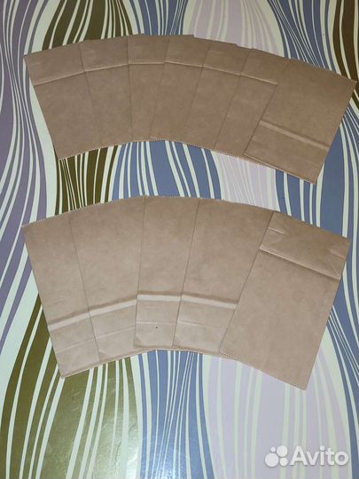 Крафт пакеты бумажные 180*90*55