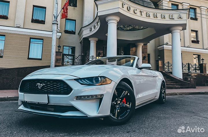 Авто на свадьбу. Кабриолет Ford Mustang