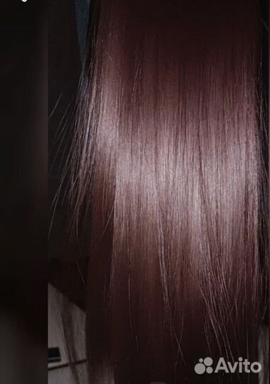 Волосы на заколках