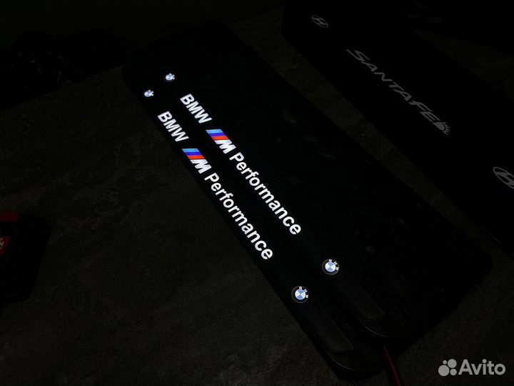 Рамка номерного знака led подсветка