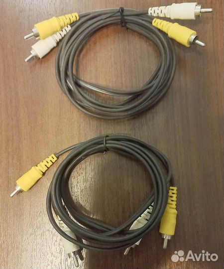 Кабель RCA 1.2 метра для аудио или видео аппаратур