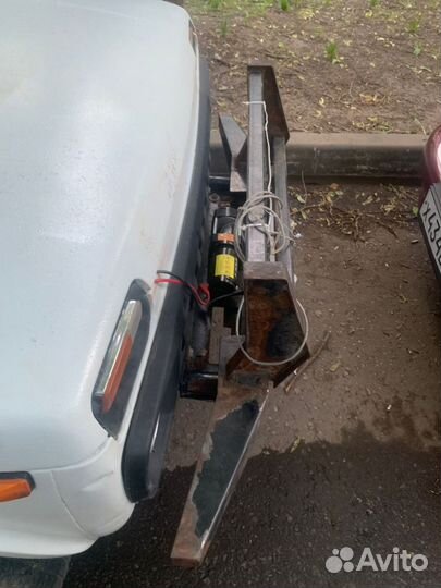 Силовой бампер на ниву с двумя лебедками