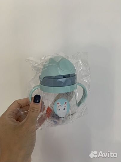 Поильник непроливайка с трубочкойдетская бутылочка