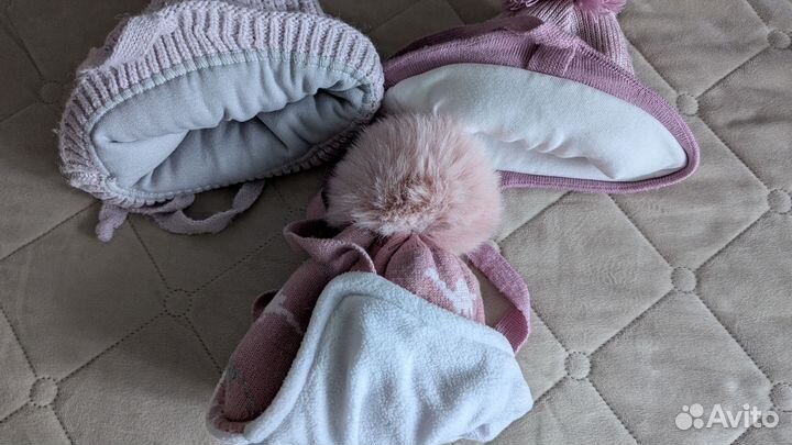 Шапки пакетом для девочки