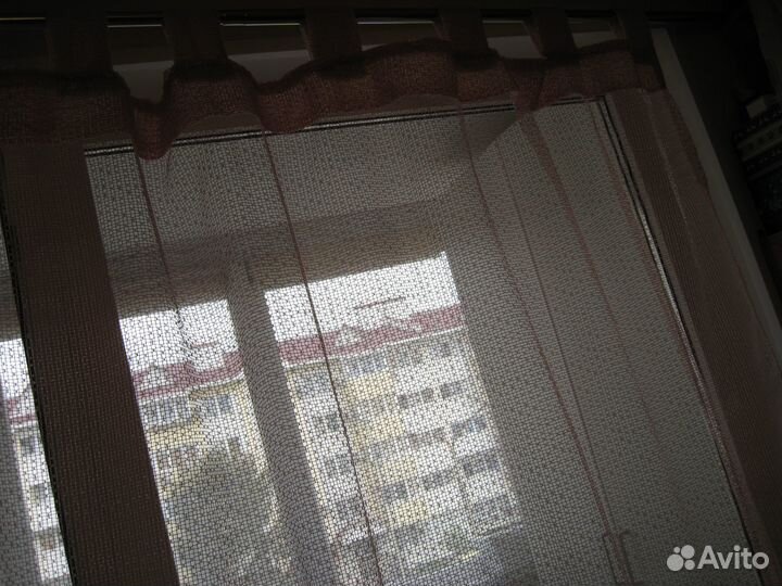 Штора-тюль сетка на петлях