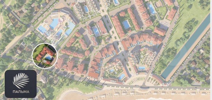 Апартаменты-студия, 24 м², 3/4 эт.