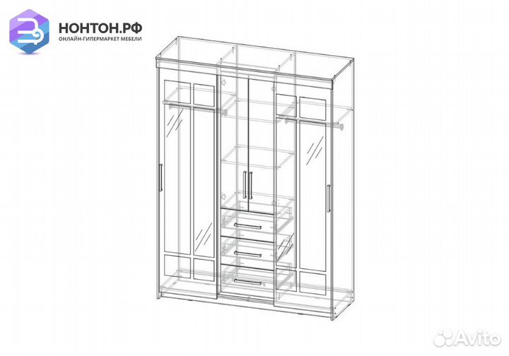 Шкаф-купе Комфорт-6М