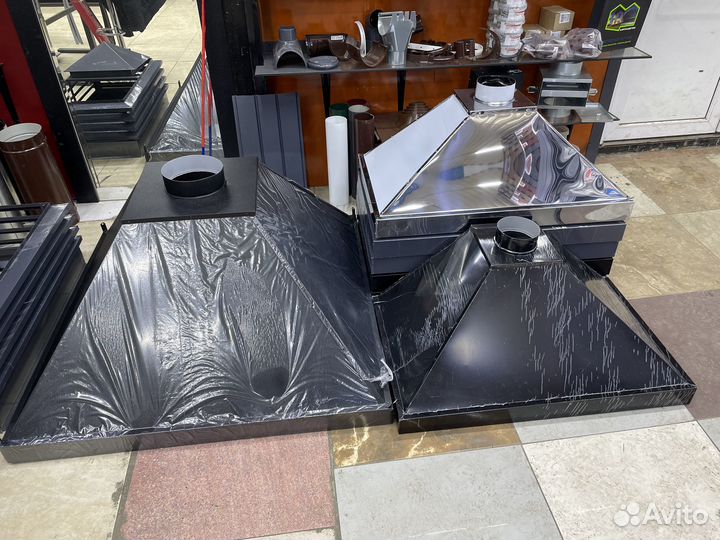 Зонт вытяжной 60*100 оцинкованный (и в цвете) цена