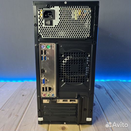 Игровой пк Intel Core i5-4670,16гб,ssdиhdd,GTX1050