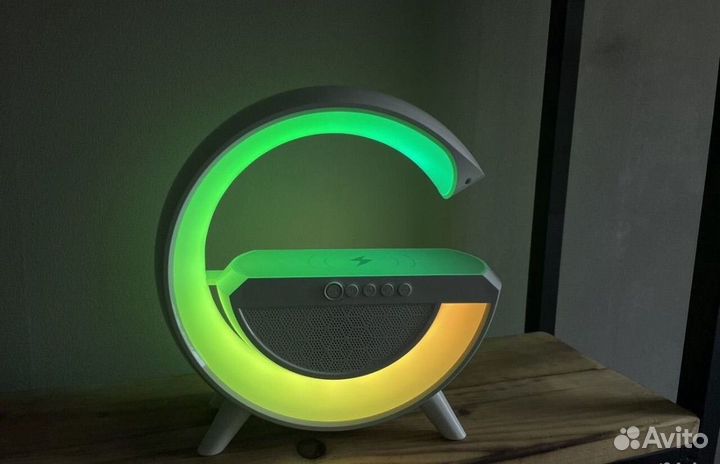 Ночник + колонка + беспроводная зарядка